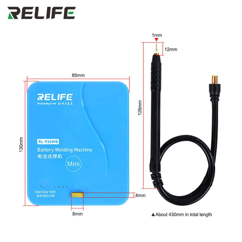 Relife RL-936WB Battery Spot Welding แบบพกพาทดสอบปากกาอิเล็กทรอนิกส์เชื่อมสถานีสำหรับ IOS Android Battery Repair