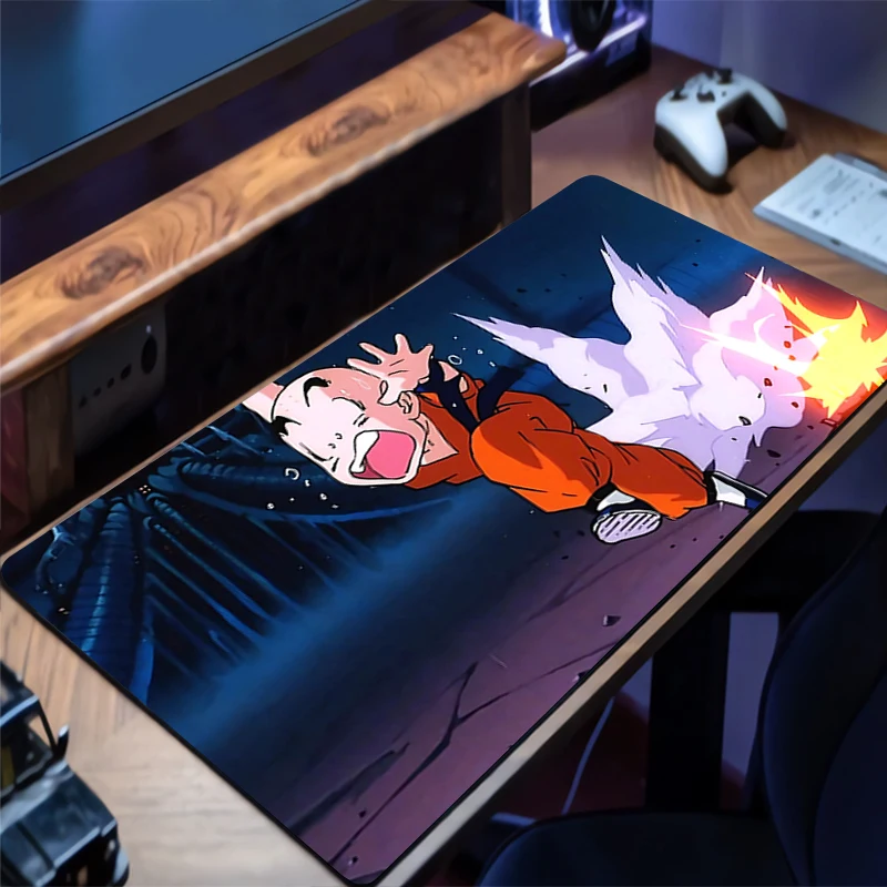 

Mouse Pad Dragon Ball Krillin Office PC Accessories Extended Pad Anime Pattern Desk Mat Anti-slip Rubber Mousepad HD Gaming Mats