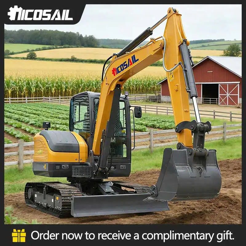 

4 Ton Small Hydraulic Excavator EPA /Euro 5 Approved with Enclosed Cab AC for Trenching Work