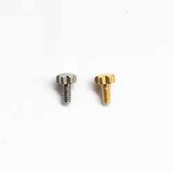 2 Pcs Glasses Screw Accessories Gold Silver Lock Lens Screw Plum Pattern For Cartier Sunglasses Eyeglass Repairs Tool Parts