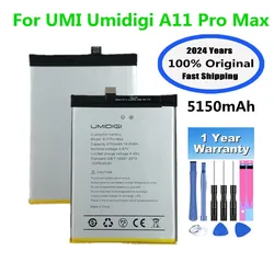 2024 Years Original Battery A11Pro Max For UMI Umidigi A11 Pro Max 5150mAh Mobile Phone Battery Bateria In Stock Tracking Number