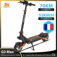 EU 2024 Kugookirin G2 Max Speed 55KM/H Adult Electric Scooter 1000W Powerful EScooter Foldable Kick Scooter Electric Step