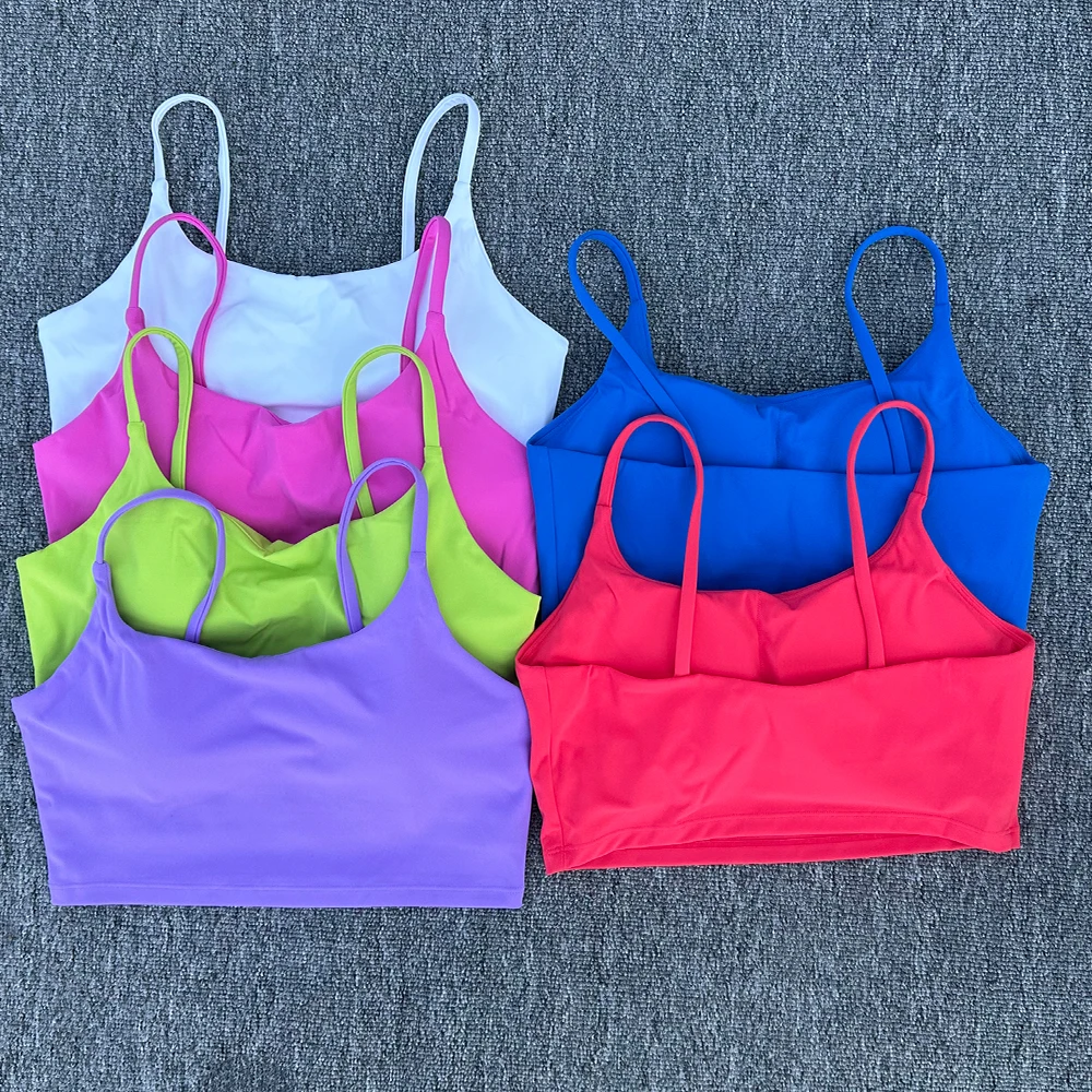 Sexy Fashion Strap Top Women Yoga Sport Bras Breathable Quick-Drying Shockproof Yoga Underwear Fitness Running Exercise Bra ﻿