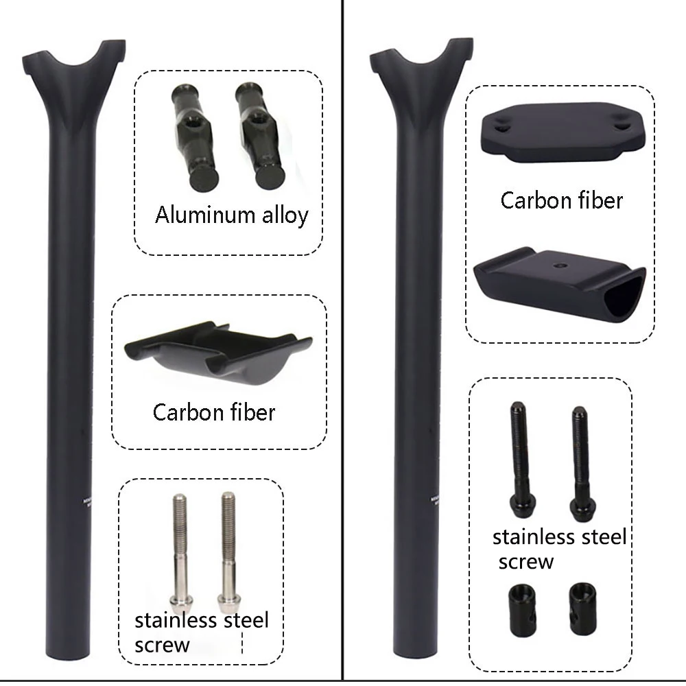 ELITAONE Fiber Carbon Bicycle Seatpost MTB/Road Bike Seat Post UD Matt 27.2/30.9/31.6mm Bicycle Parts