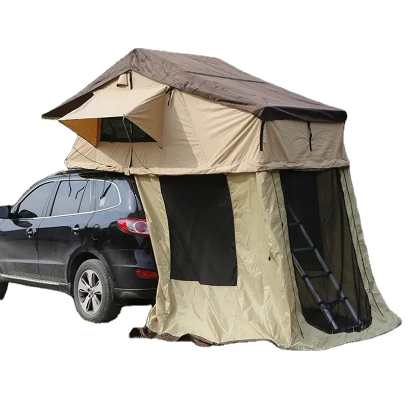 Hot Sale Car Camping 4wd Roof Top Tent With Private Changing Room Tents Camping Outdoor