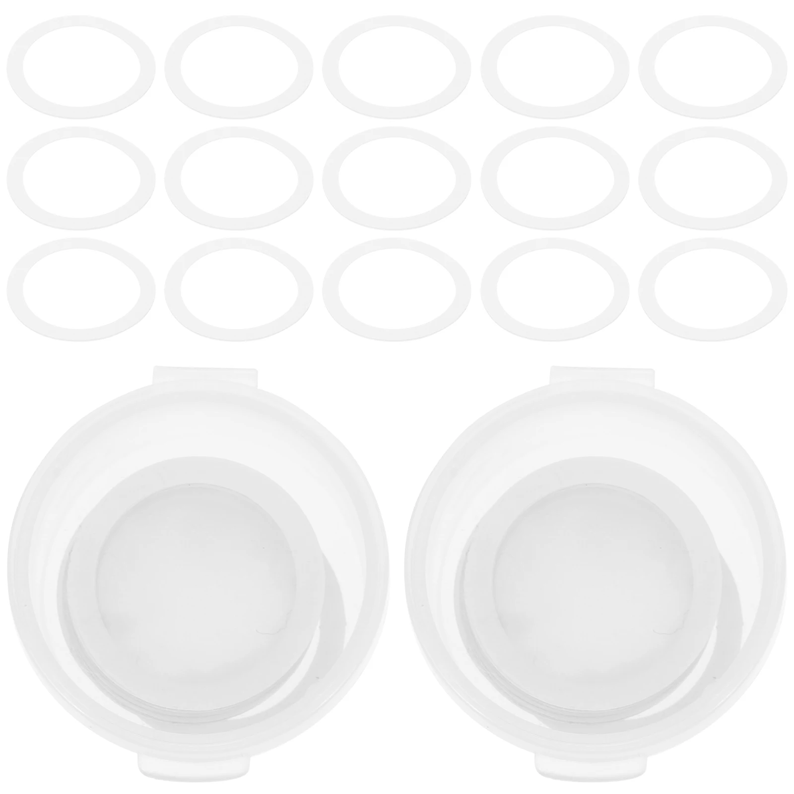 

60pcs Flute Diaphragm for Kazoo Safe PE Material Replace Old Membranes Kazoo Parts Accessories Musical Instruments