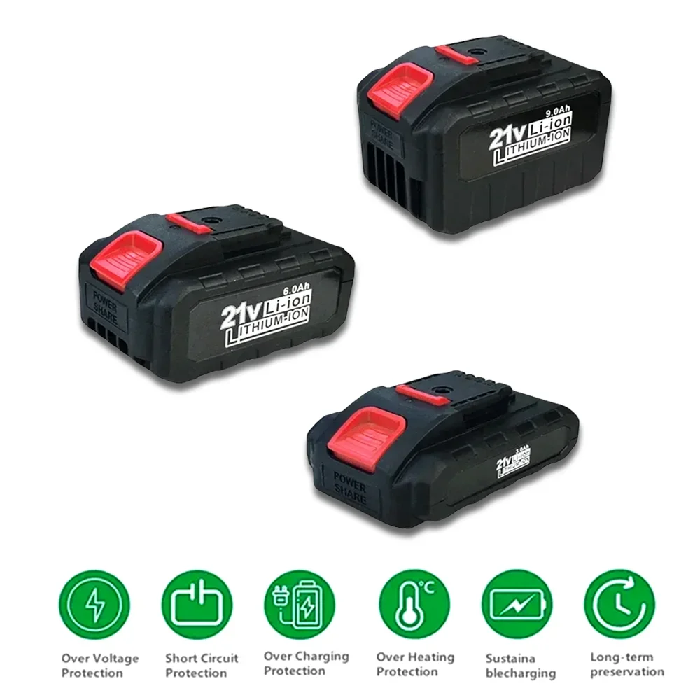 21V 3.0Ah/6.0Ah/9.0Ah Rechargeable Battery Lithium Ion Battery High Capacity For Worx Electric Power Tool Battery