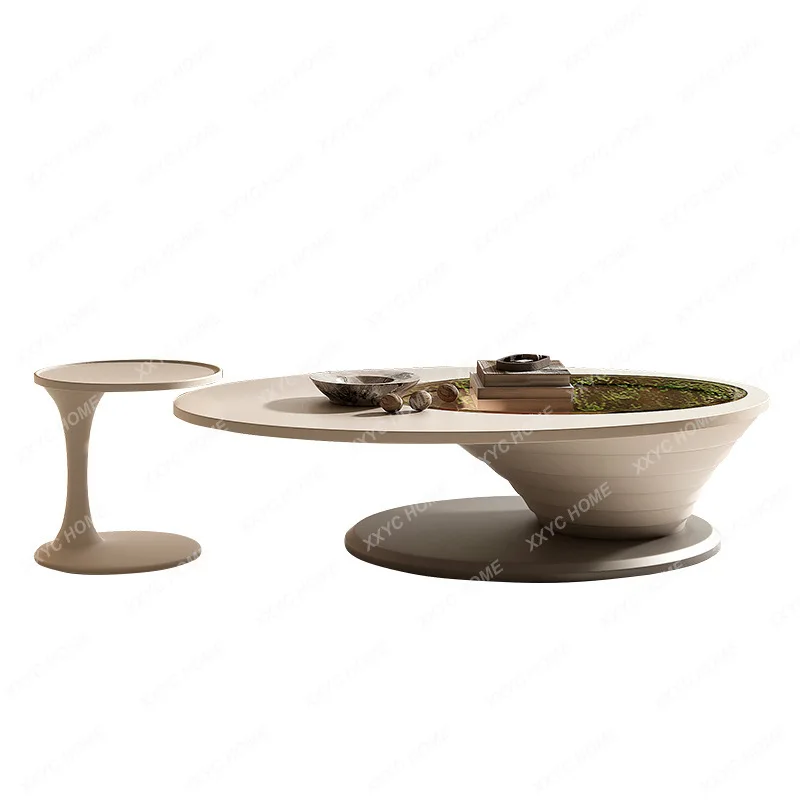 

End Shaped Coffee Table Home Light Luxury Modern Designer Creative New Living Room Coffee Table