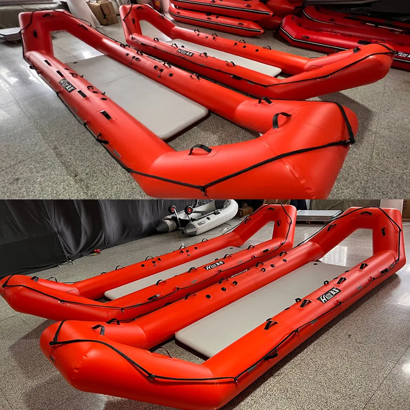 

Ice and Swamp Rescue Raft Quick Deployable Dual Use PVC Raft Haodi Brand Energy Saving Home Farm Use