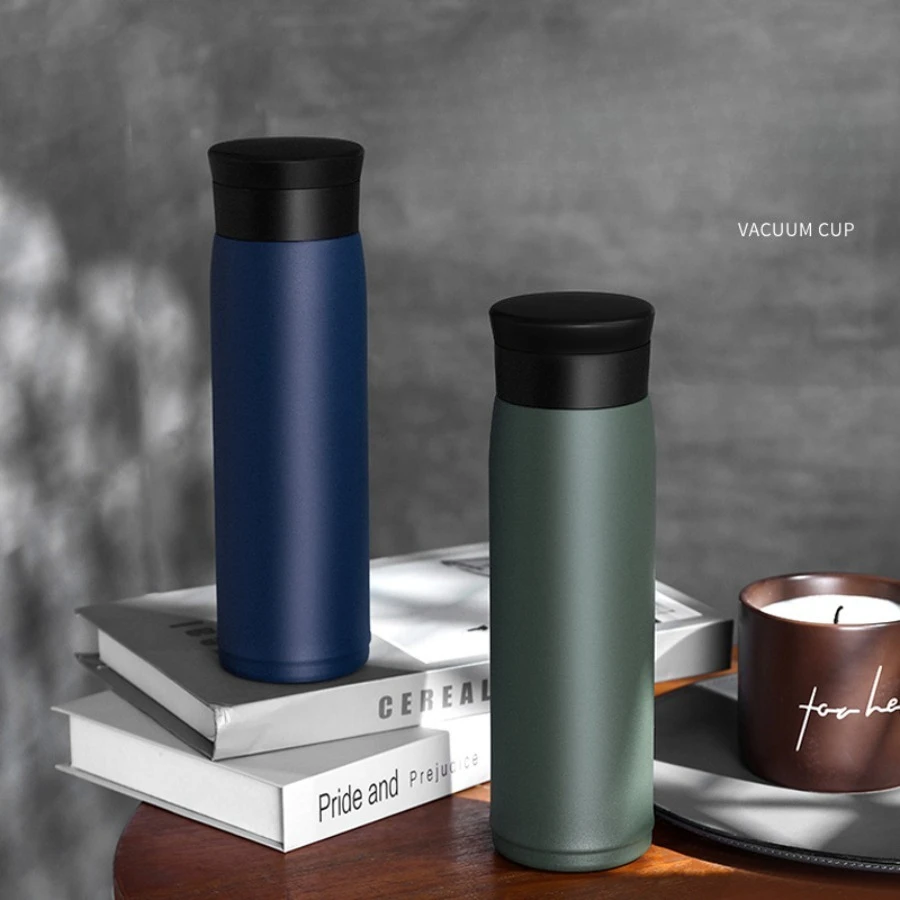 

Stainless steel liner car business insulated cup water cup vacuum simple luxury portable thick large capacity water cup