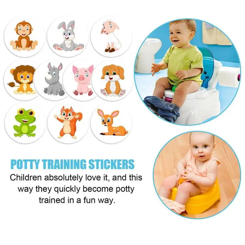 10pcs Potty Training Stickers Potty Stickers Reusable Potty Training Reveal Stickers Potty Training Seat Reward Stickers #2024