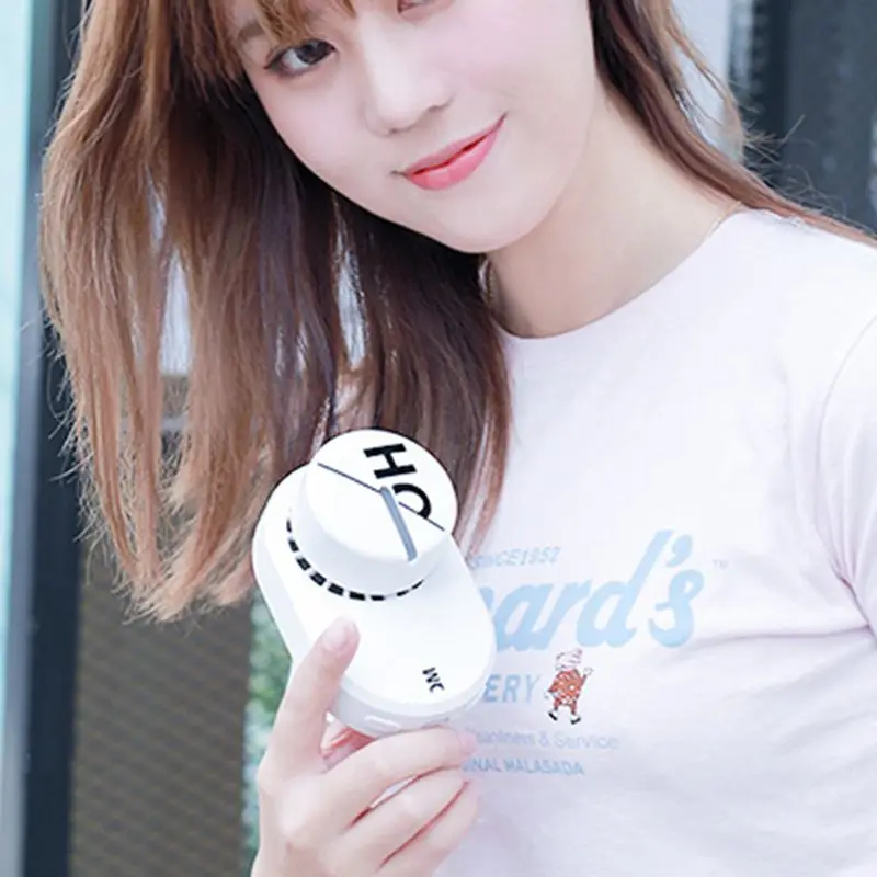 クリップタイプ小型 USB ファン 3 速度吊り首ファンパーソナル静音冷却ファンドロップシップ