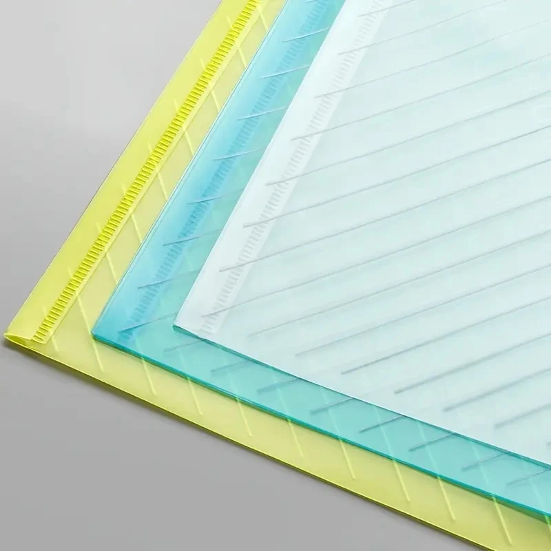 

10 Durable A4 Size Document Bags with Safety Buckle Closure - Multiple Colors Available, Office and School Document Organizer Bags, Essential for Back-To-School Season