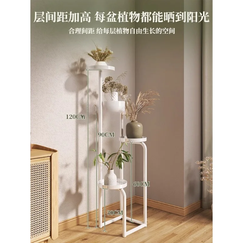 Living Room Decoration Shelf Floor Plant Holder Balcony Rack Indoor Multi-Layer Scindapsus Basin Frame