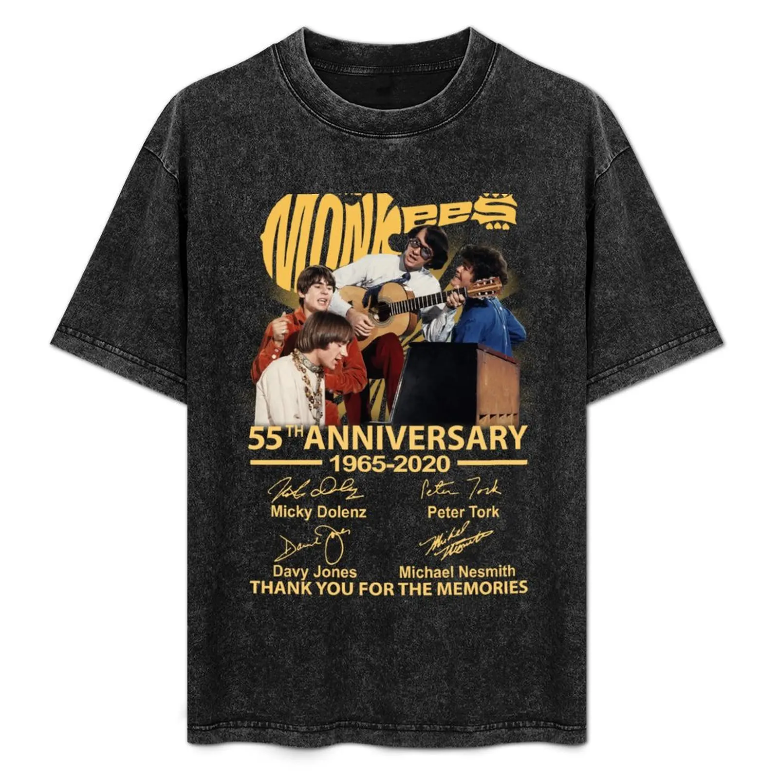 Thank You For The Memories The Mónkées 55Th Anniversary 1965 2020 Gift Tee T-Shirt anime t shirts mens t shirts top quality