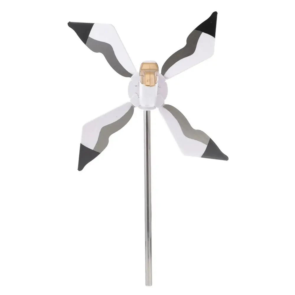 Wetterfeste Möwen-Windmühle, stabile dekorative Vogel-Windspiel, lichtbeständiger Kunststoff, Vogelform-Windmühlen-Spinner für den Außenbereich