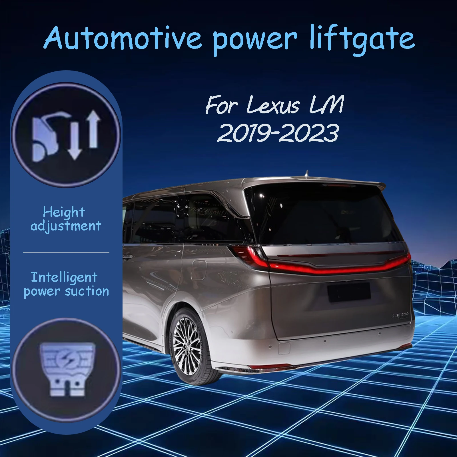 

For Lexus LM 2019-2023 Electric tailgate automatic suction locks suitable Trunk modification system