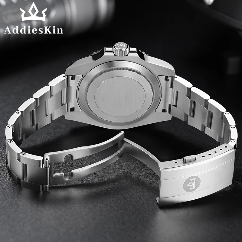 ADDIESKIN Men's Watches ST2130 Automatic Sapphire Glass 200M Water-Resistant Suitable for Swimming Luminous Diving Watch K012