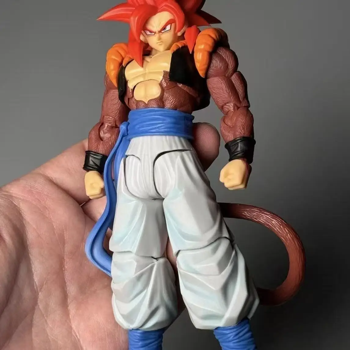 

In Stock TonsenArttoys Kamione Studio SHF Gogeta SSJ4 Figure Dragon Ball GT Super Saiyan 4 Gogeta Anime Action Figures Toys Gift