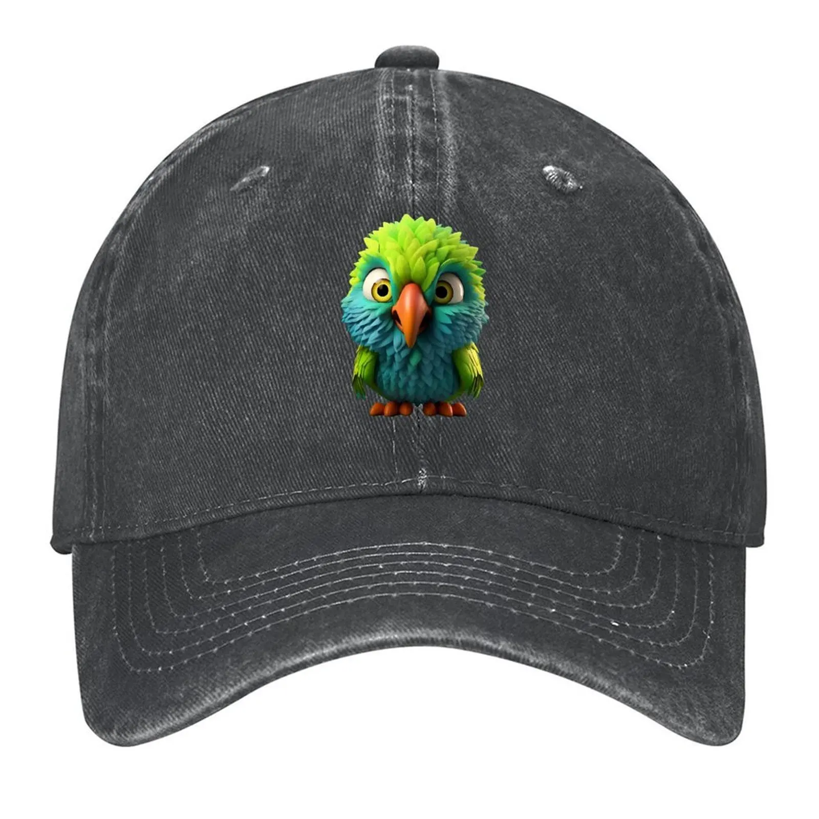 

Angry Green Bird Inspired by Video Games Baseball Cap Dropshipping Hood Hat Man Luxury Mens Women's