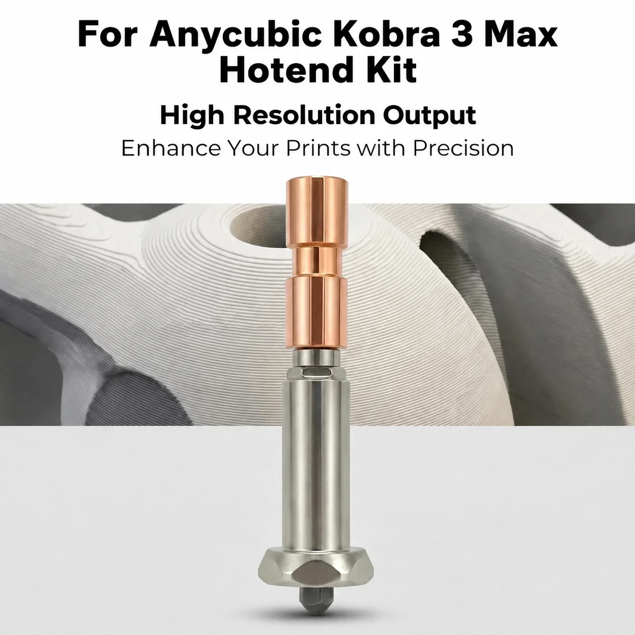 

Upgrade Hotend Nozzle Kit For Anycubic Kobra 3 Max 0.4mm 0.6mm 0.8mm Replaceable Nozzle Throat High Flow 3D Printer Accessories