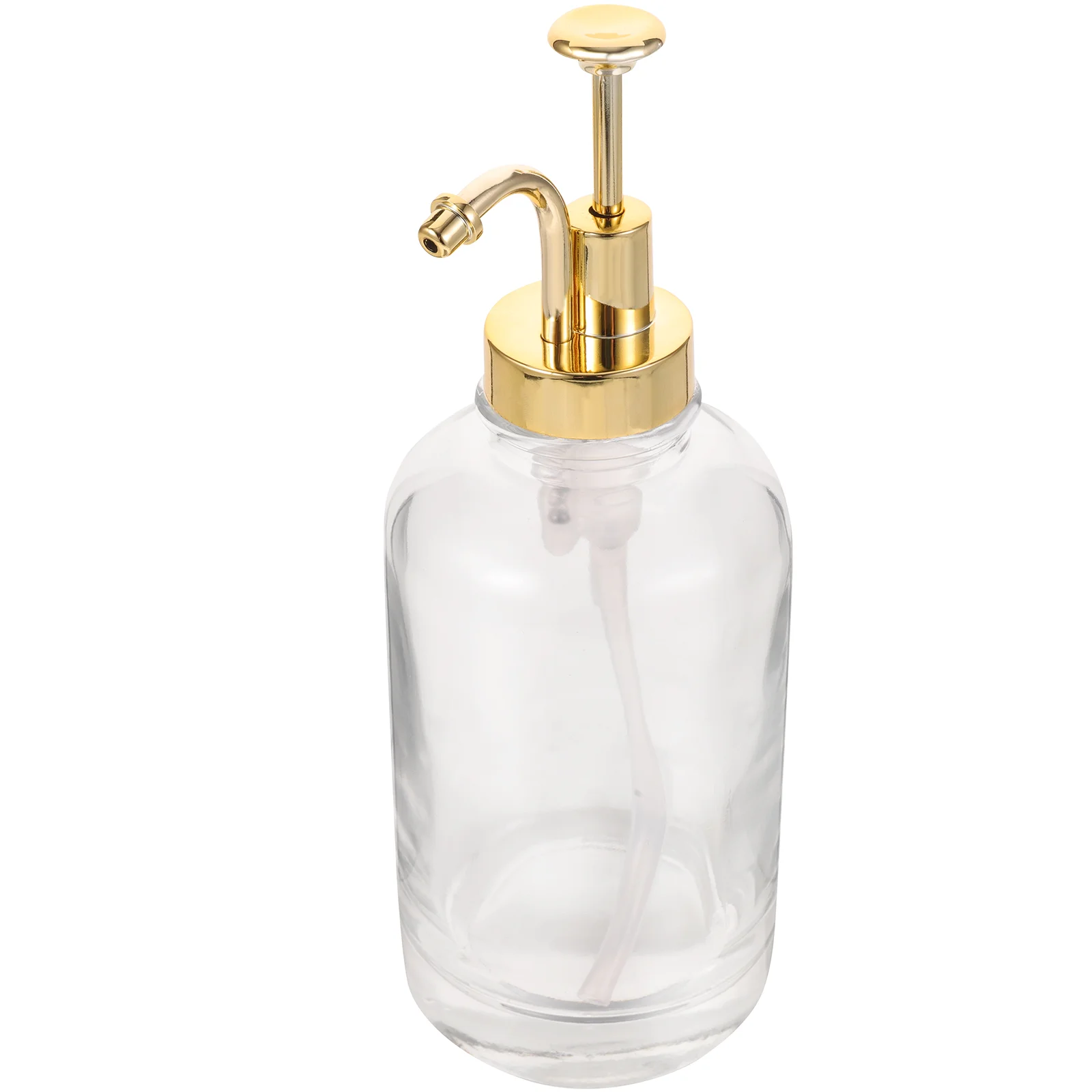 Syrup Dispenser Beverage Hand Soap Simple Glass Bottle Pump Sugar Pourer Coffee Bar Filling