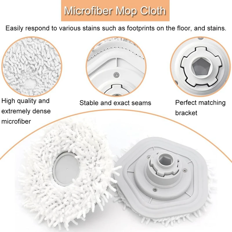 Main Side Brush Mop Cloth Hepa Filter Replacement For Xiaomi Dreame W10/ W10 Pro Robot Vacuum Cleaner