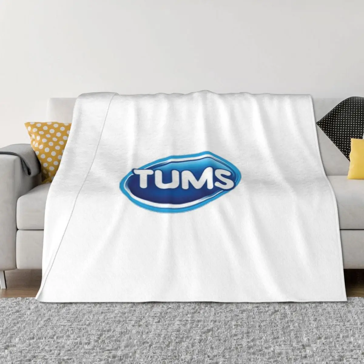 

Tums Throw Blanket Decorative Beds Cute Plaid manga Blankets