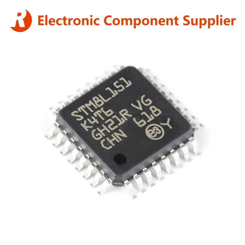 5Pcs STM8L151K4T6 STM8L151 STM8L 151K4T6 STM8 L151K4T6 LQFP-32 16MHz 16KB Flash 8bit Microcontroller MCU IC Controller Chip