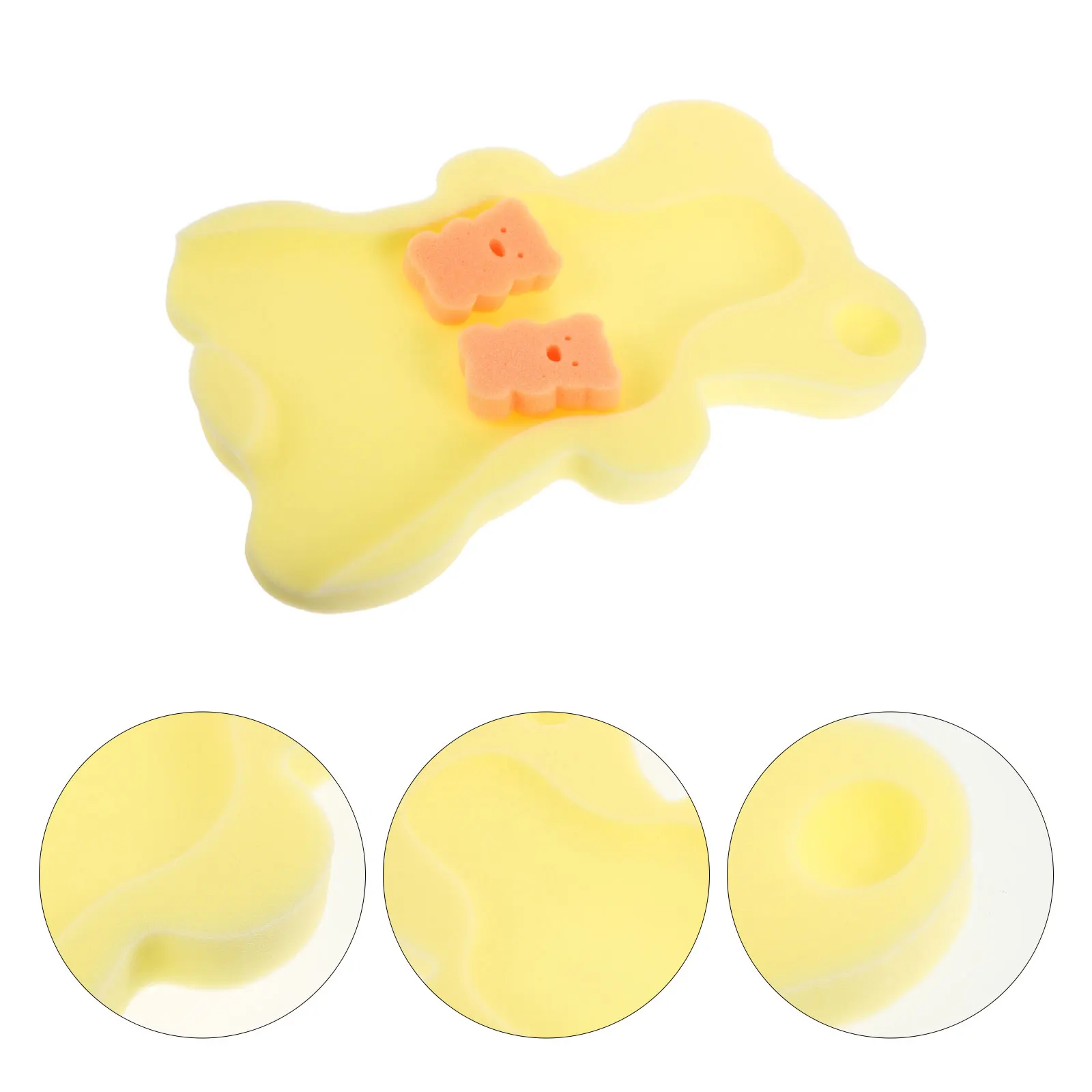 

Bath Mat Seat Newborn Sit up Cushion Sponges for Newborns Bathtub Pad