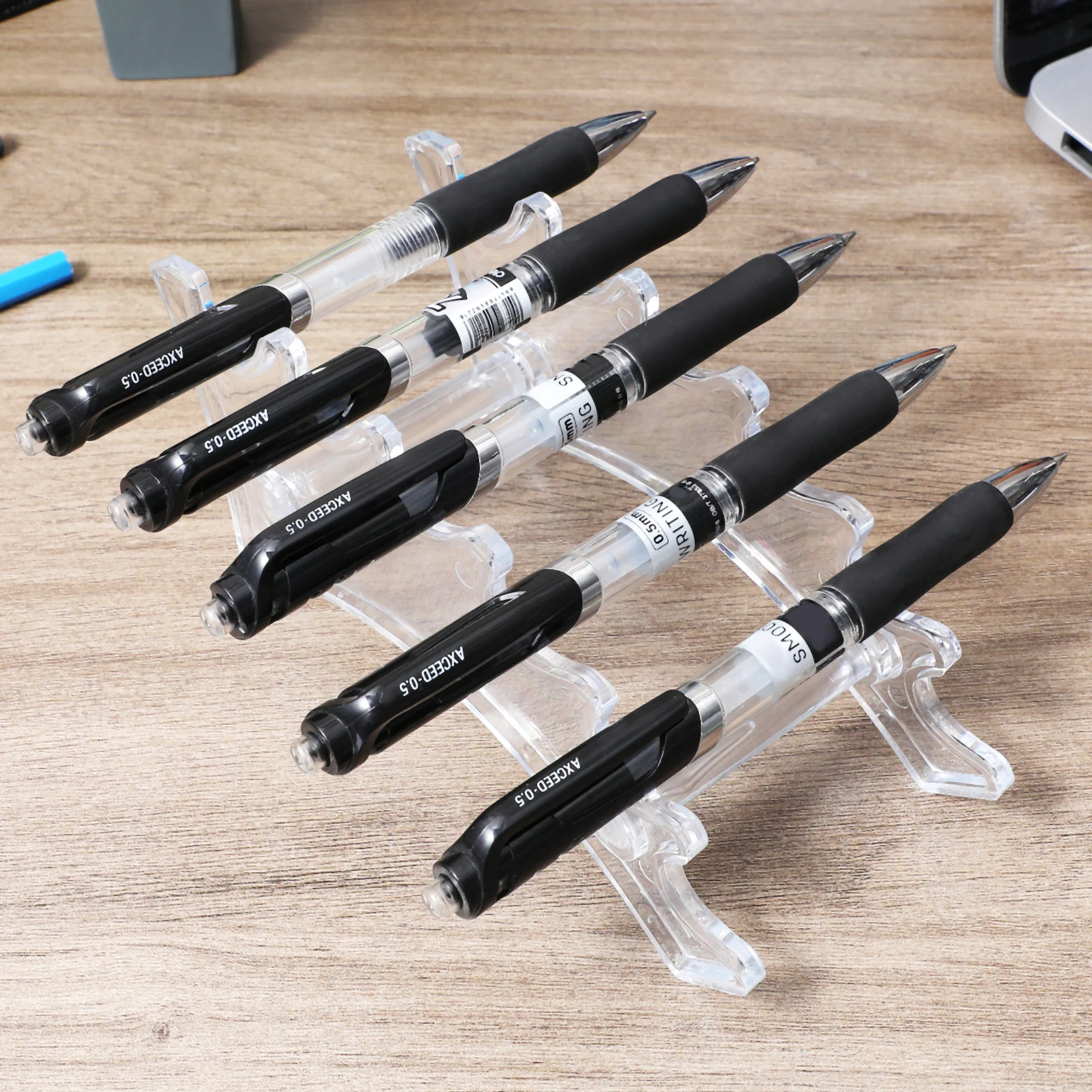 

2 Pcs Pen Display Stand Penholder Desktop Ink Storage Box Accessories Plastic Novelty