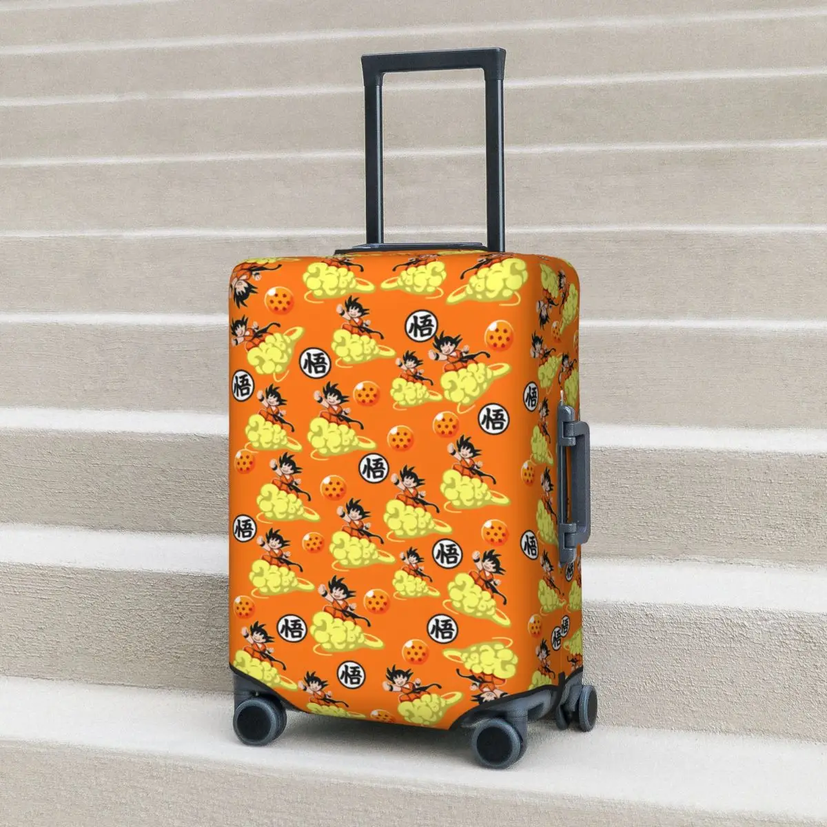 

Repeating Pattern Dragon Ball Suitcase Cover Elastic Business Protector Luggage Case Flight