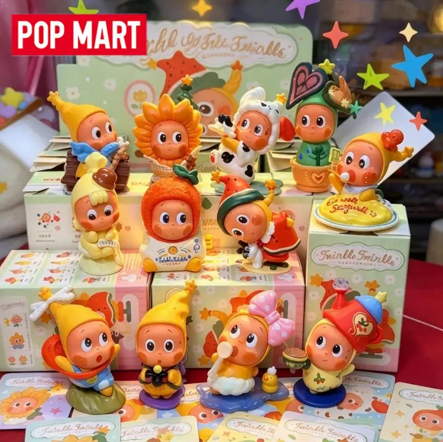 POPMART Twinkle Twinkle Live The Ordinary Series Surprise Mystery Box Adorable Doll Anime Figure Collectible Toy Gift
