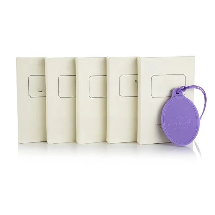 Korean Most Popular Potpourri Fragrance Plastic Scented Card Cheap Custom Hanging Car air Freshener