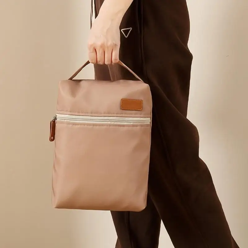 

F19F Cosmetic Bag Large Capacity Stroller Storage Bag Versatile Travel Handbag