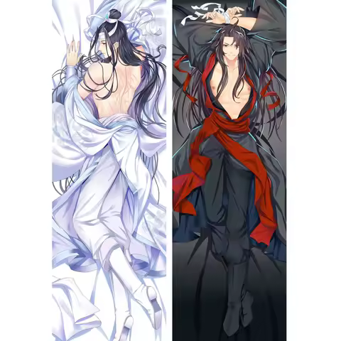 Anime Decorating Pillow Case Mo Dao Zu Shi Dakimakura 2-Side Printed Pillowcase Hugging Body Cushion Cover Otaku Waifu