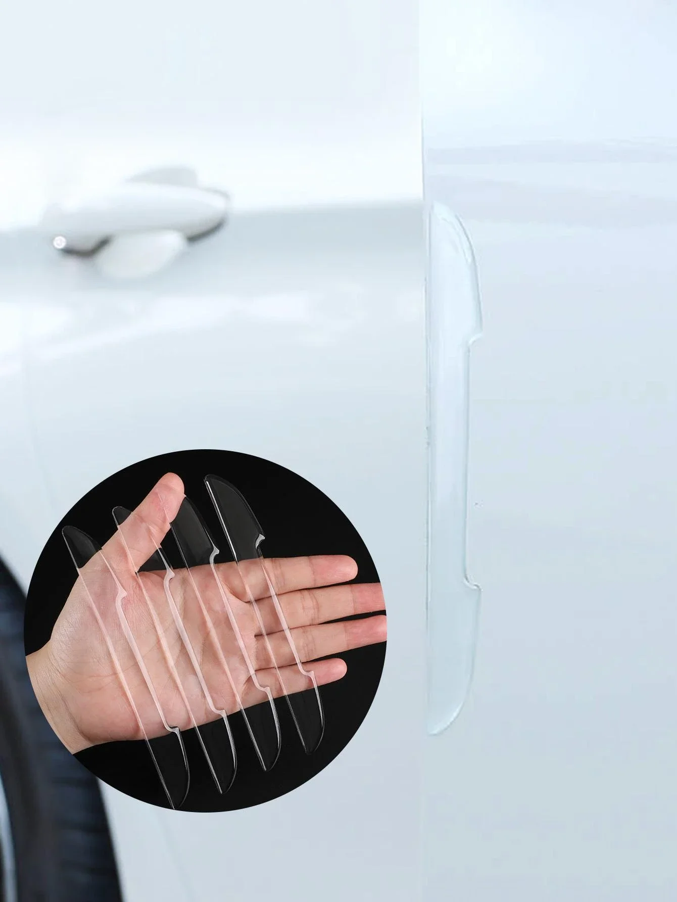 

4sheets Clear Car Anti-collision Sticker