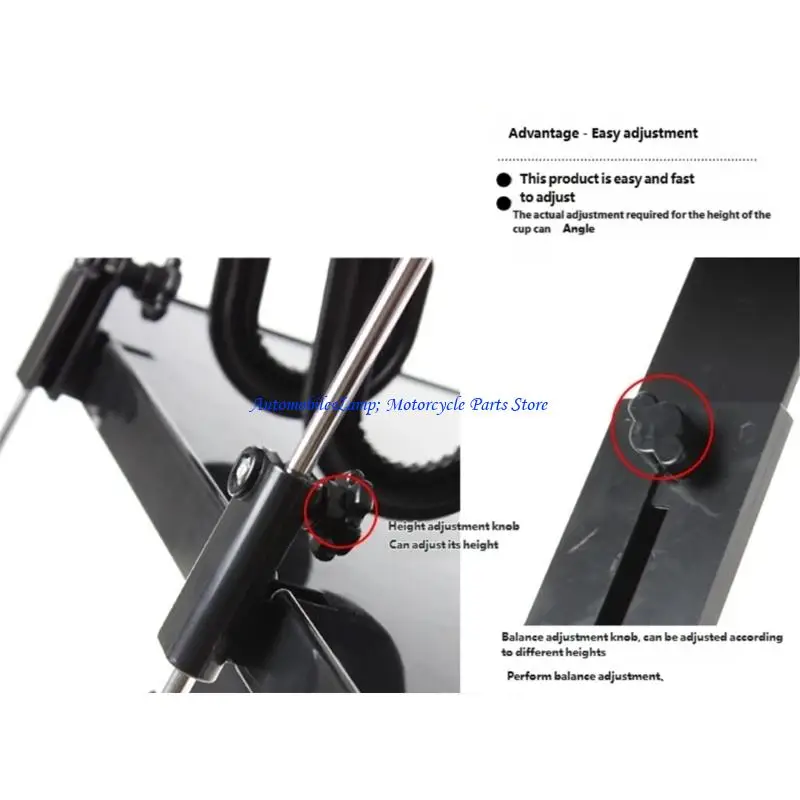 

H7BD Space Saving Travel Fold Down Auto Console Plate Table Desk Tray for Food Laptop