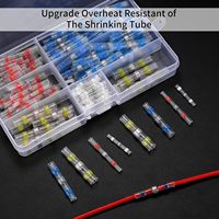 100pcs Waterproof Solder Seal Heat Connector Shrink Butt Connectors Lug Terminals Electrical Wire Car Insulated Terminal
