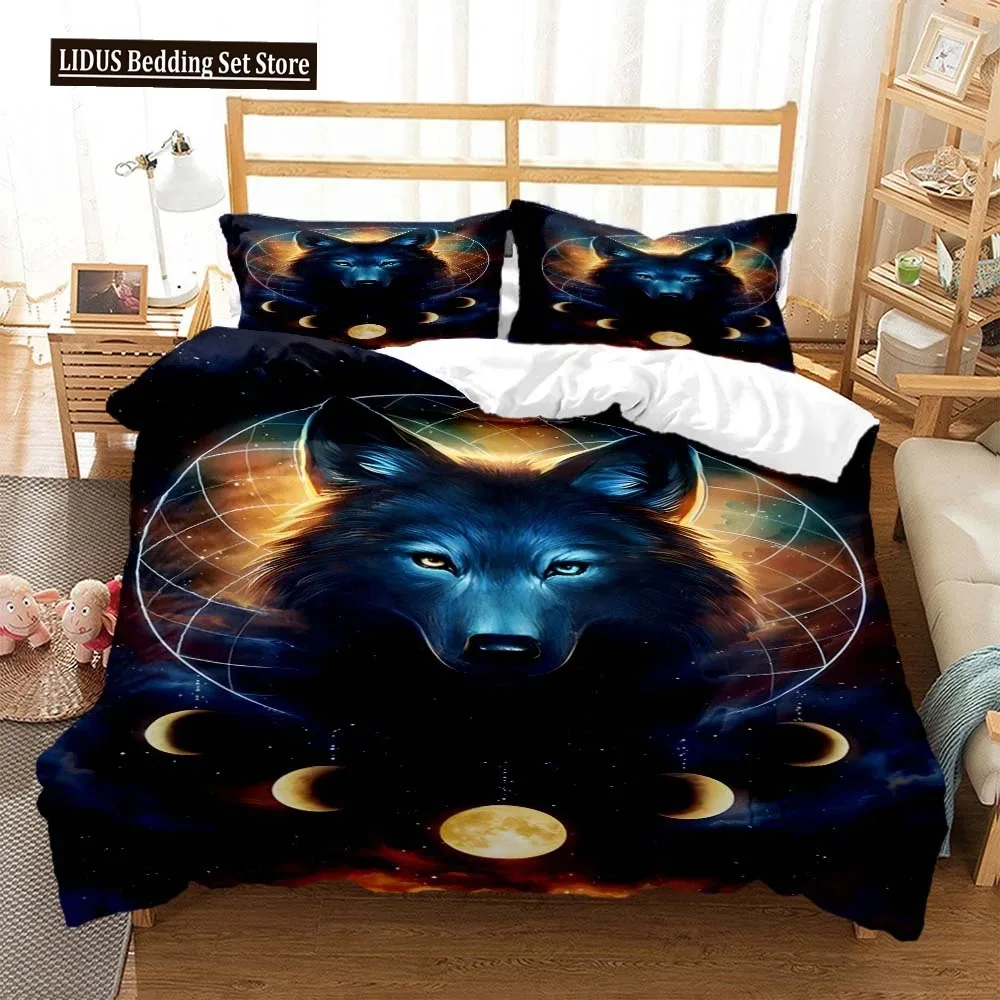 

Wolf Digital Print Polyester Bedding Sets Covers Boys Duvet Cover Set For Teens Bedding Set Bed Comforter Set