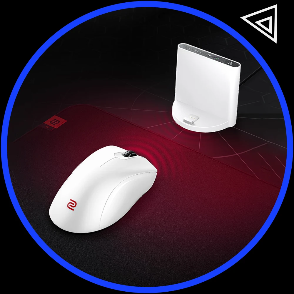 

ZOWIE GEAR U2/EC/S/FK/ZA-DW Белая мышь Двухрежимная беспроводная мышь Paw3950 4000 Гц Скорость заката Игровые мыши Аксессуары для ПК