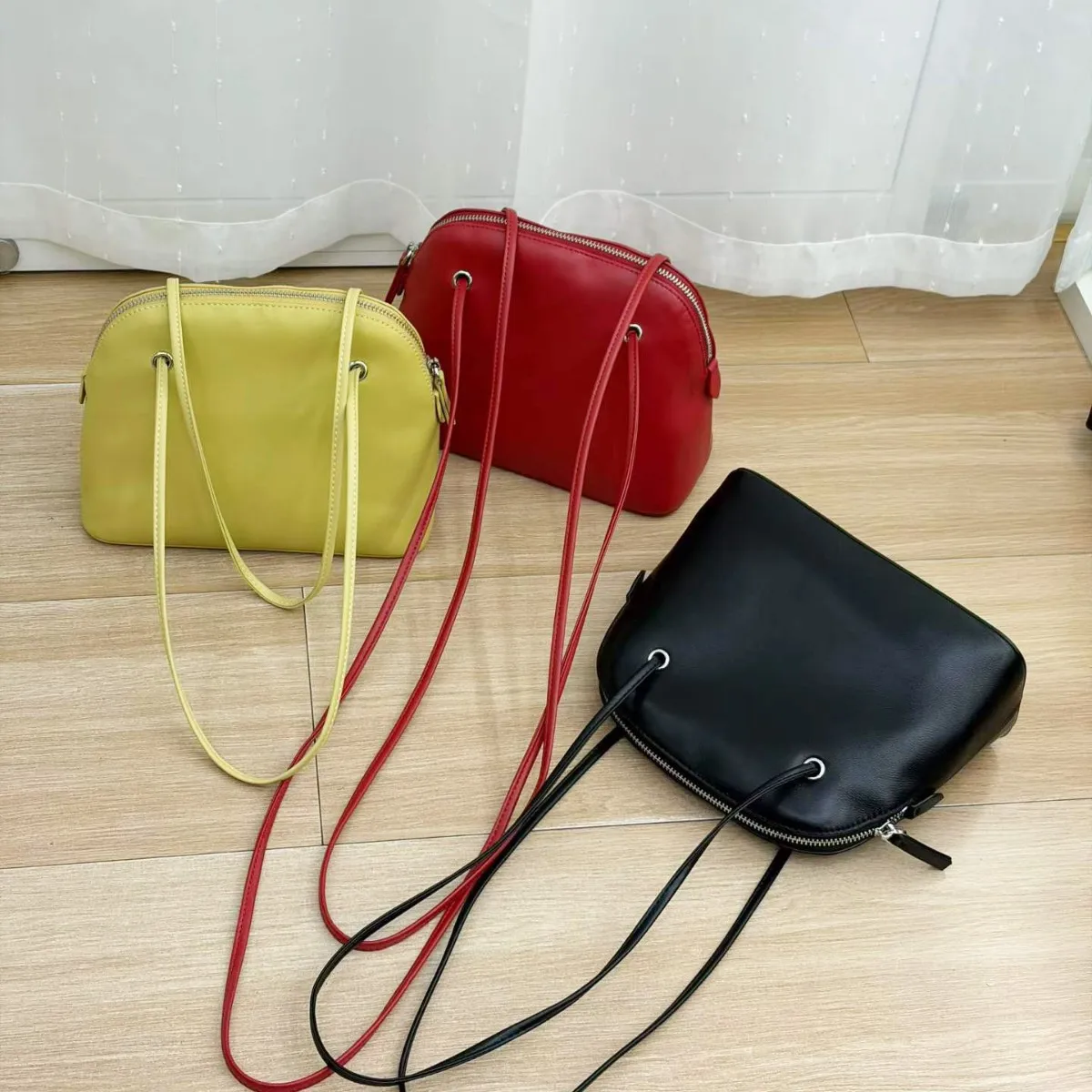 FIRMRANCH Classic Shell Bag High-Quality Soft And Delicate Lambskin Cute Women's Shoulder Underarm Bag