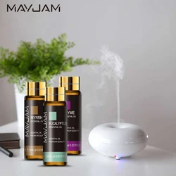 MAYJAM Humidifier Essential Oil with Dropper 10ml Eucalyptus Peppermint Sandalwood Rosemary Ginger Pure Natural Fragrances Oil