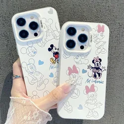 Disney Mickey Minnie Mouse Cute Phone Case For Samsung Galaxy A32 A52 A51 A31 A14 A24 A34 A54 A03S A13 A23 A33 A53