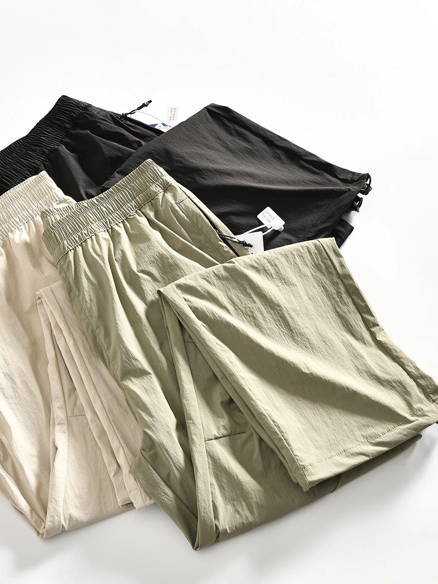 

Outdoor Tech Three-Proof Men's Spring Summer Quick-Dry Breathable Straight Leg Casual Pants Trendy Workwear Comfortable Fit