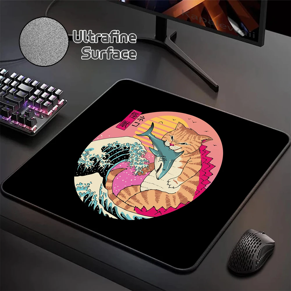 

Ultrafine Surface Mouse Pad 400X450MM Mousepad Gaming Keyboard Pads Japanese Style Animal Mouse Mat Office Desk Protector Mat