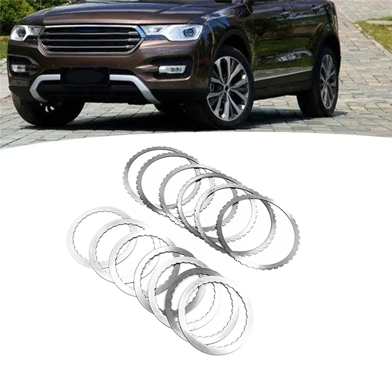 A04F-1Set/13Pcs Transmission Clutch Steel Plates Kits 6DCT451 W209881B For Great Wall Haval H6 H7 Series Gearbox Steel Set