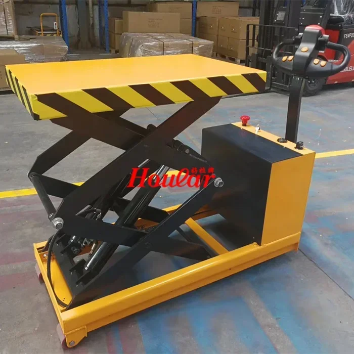 4yj151 ton all-electric platform car electric walking lift walking automatic hydraulic lift