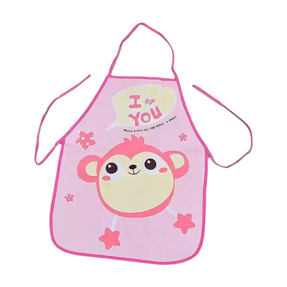 Cute Cartoon Children's Apron High Quality Waterproof Material For Kids Adventures To Make Learning Fun Mess Free