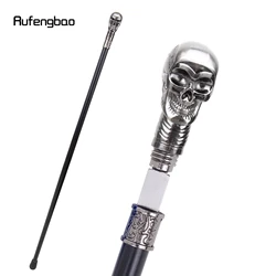 Skull Head Steampunk Luxury Single Joint Walking Stick with Hidden Plate Self Defense Cane Plate Cosplay Crosier Stick 93cm